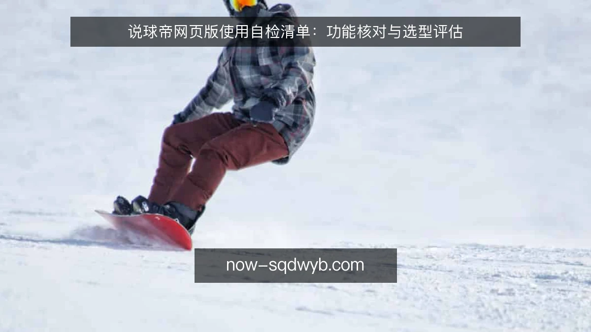 说球帝网页版使用自检清单：功能核对与选型评估